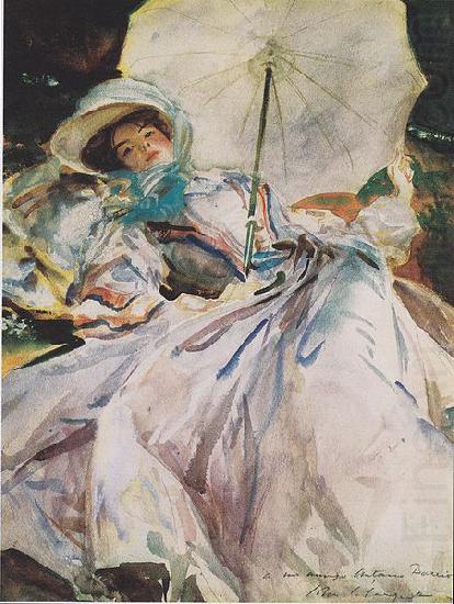 Lady with a Parasol, John Singer Sargent